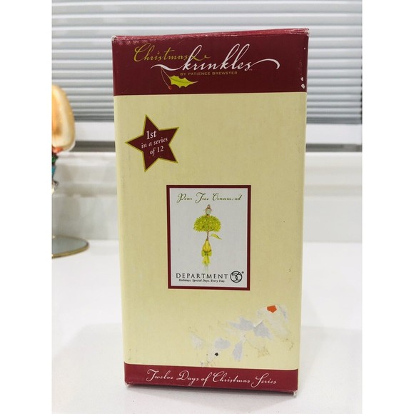 Krinkles Patience Brewster Partridge in a Pear Tree Ornament Dept 56 12 Days - Picture 8 of 9